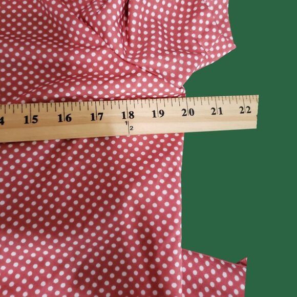 Mirumer by Asia Supreme Vtg -Style Polka Dot Shirt & Skirt Set Coral 11 - Picture 5 of 16